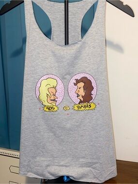 NEW! 90S BABES- BEAVIS & BUTTHEAD PARODY TANK TOP